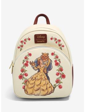 Loungefly Disney Beauty And The Beast Couple Dance Rose Mini Backpack, , hi-res