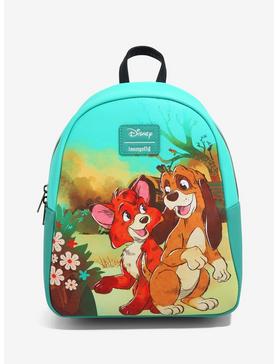 Plus Size Loungefly Disney The Fox And The Hound Duo Mini Backpack, , hi-res