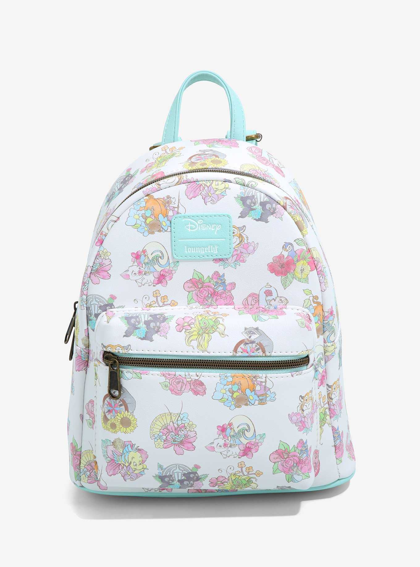 Loungefly Disney Sidekicks Floral Mini Backpack, , hi-res
