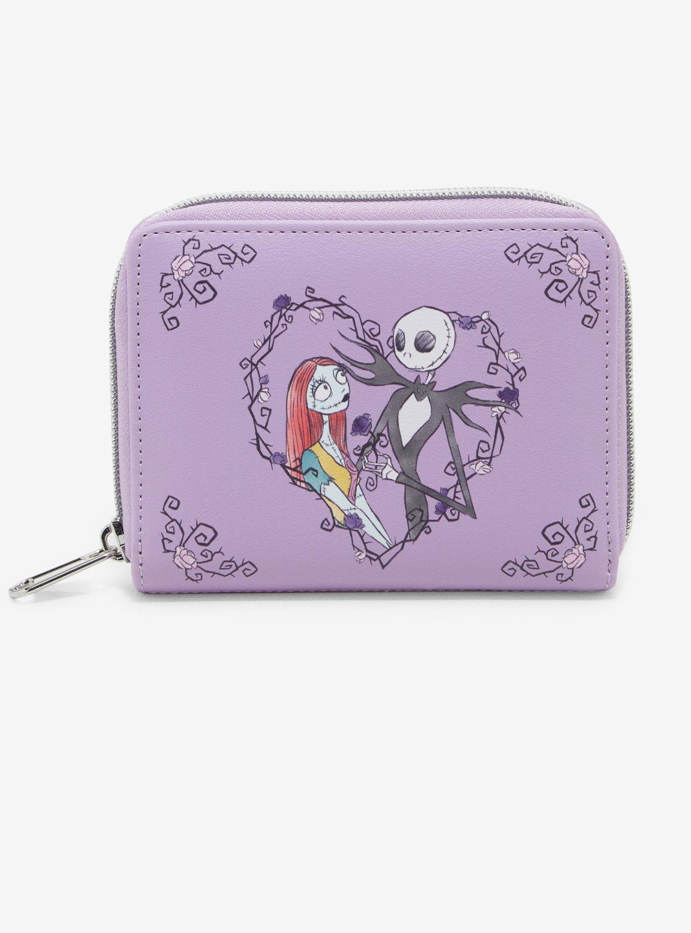 Loungefly The Nightmare Before Christmas Jack & Sally Thorn Heart Wallet