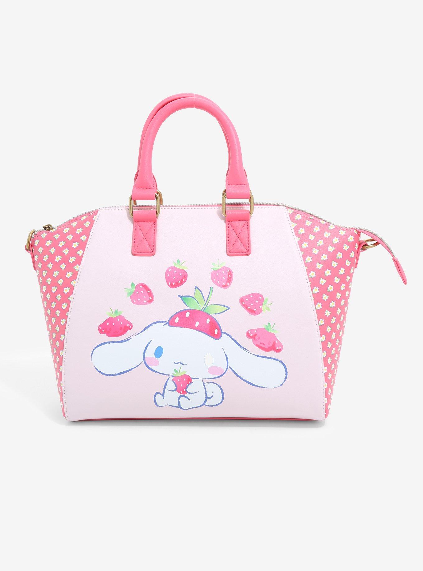 Loungefly Cinnamoroll Strawberry Satchel Bag, , hi-res