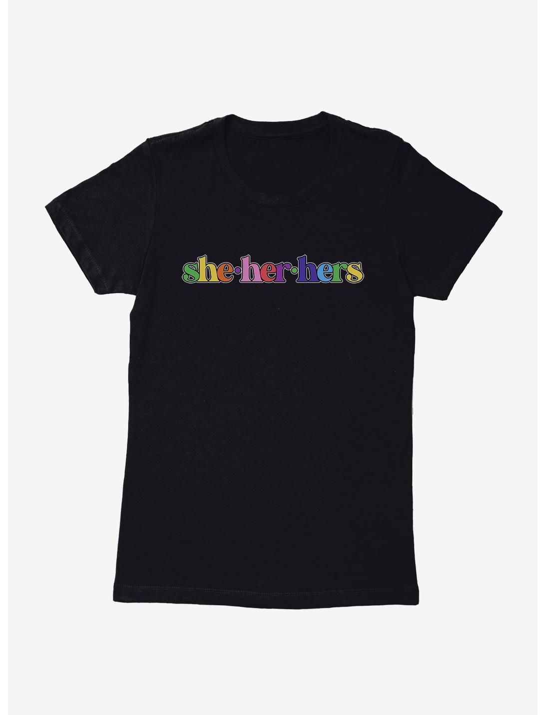 Pride She Her Hers Pronouns T-Shirt, , hi-res