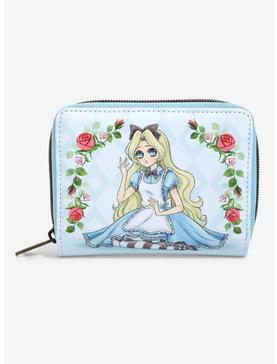 Loungefly Disney Alice In Wonderland Roses Mini Zipper Wallet, , hi-res