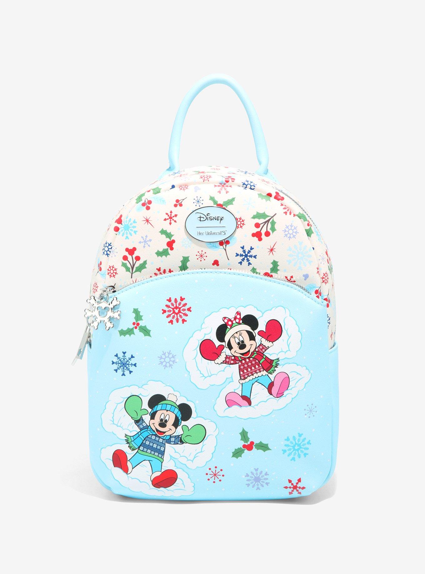  Disney Mickey and Minnie Printed Mini-Verse Backpack Keychain :  Clothing, Shoes & Jewelry