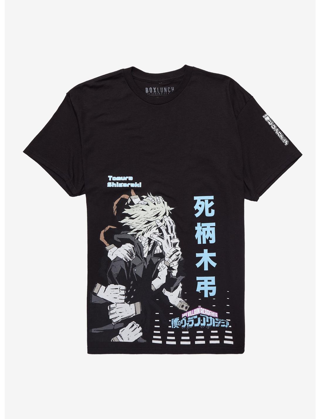My Hero Academia Tomura Shigaraki Katakana T-Shirt - BoxLunch Exclusive, BLACK, hi-res