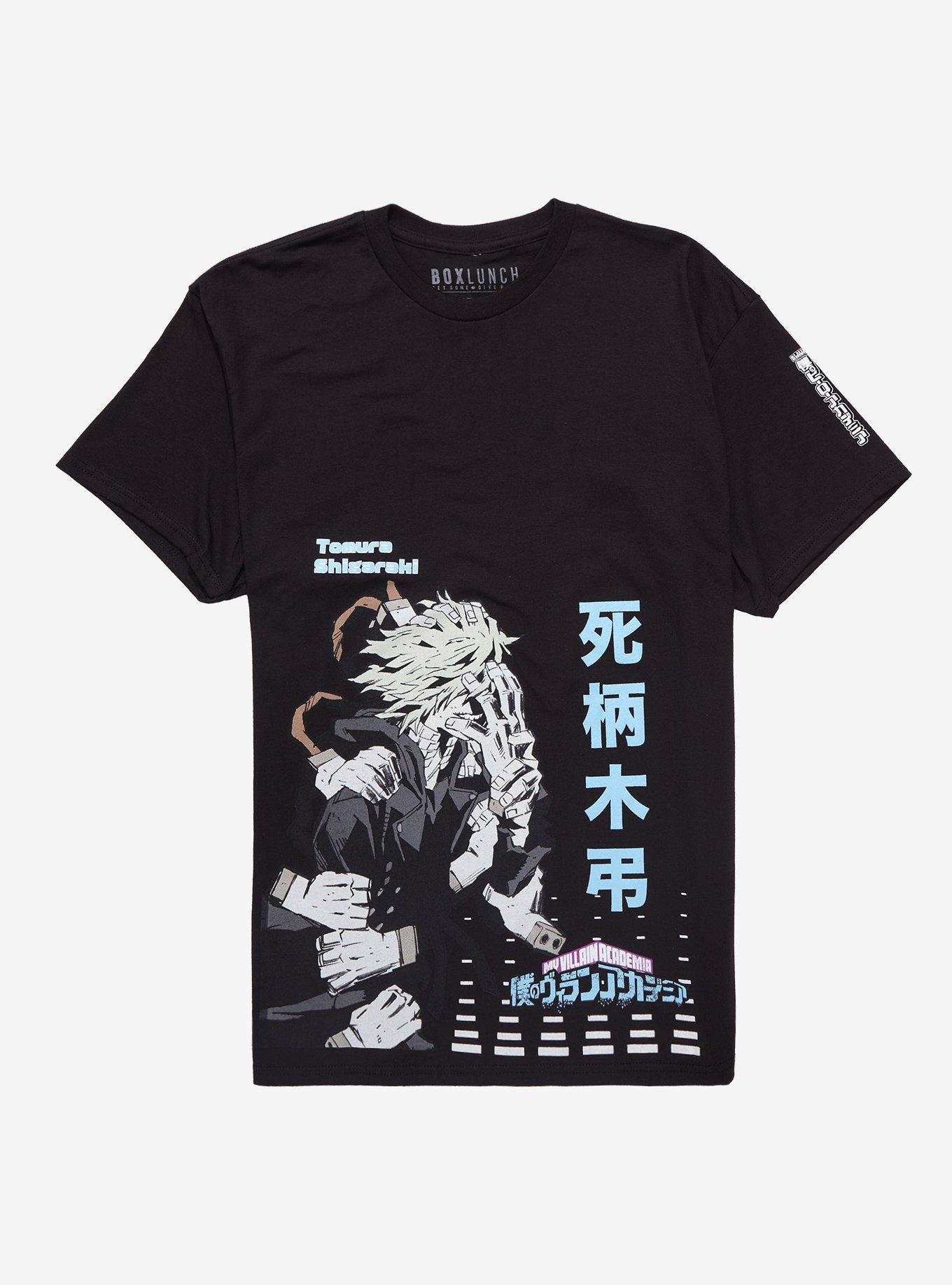 My Hero Academia Tomura Shigaraki Katakana T-Shirt - BoxLunch Exclusive, BLACK, hi-res