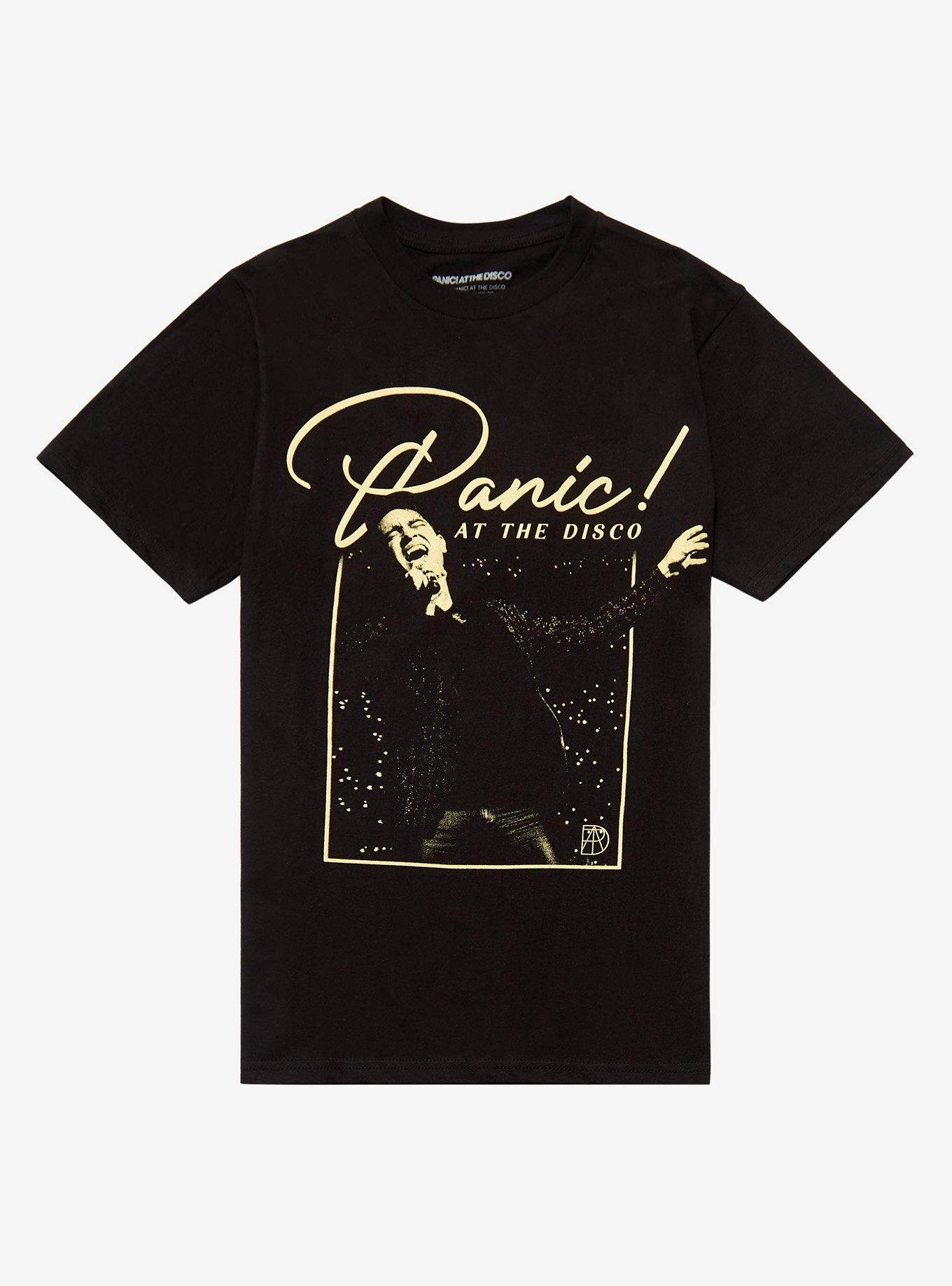 Panic! At The Disco Brendan Urie Boyfriend Fit Girls T-Shirt, BLACK, hi-res