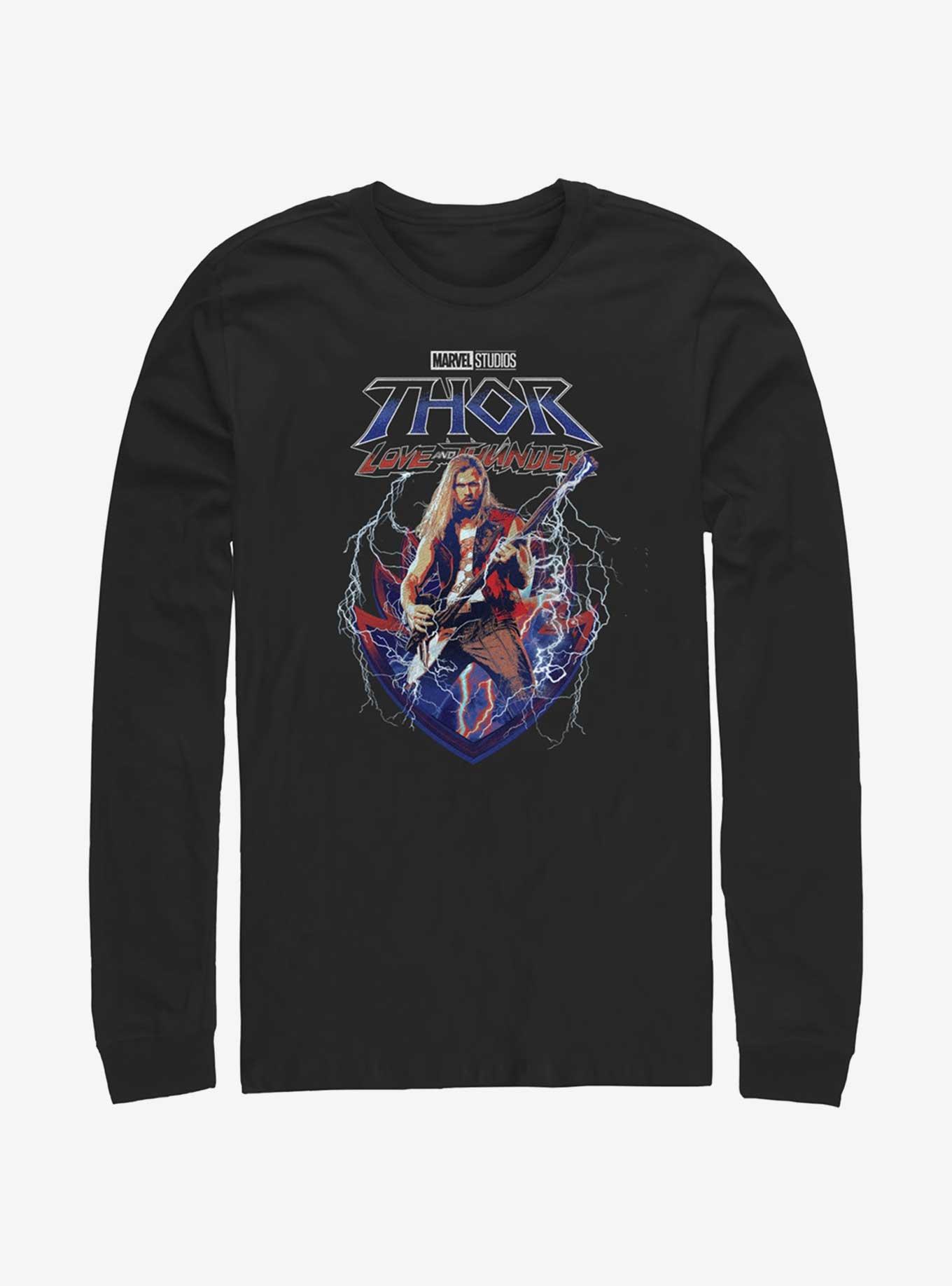 Marvel Thor: Love And Thunder Ragnarock On Long-Sleeve T-Shirt, BLACK, hi-res