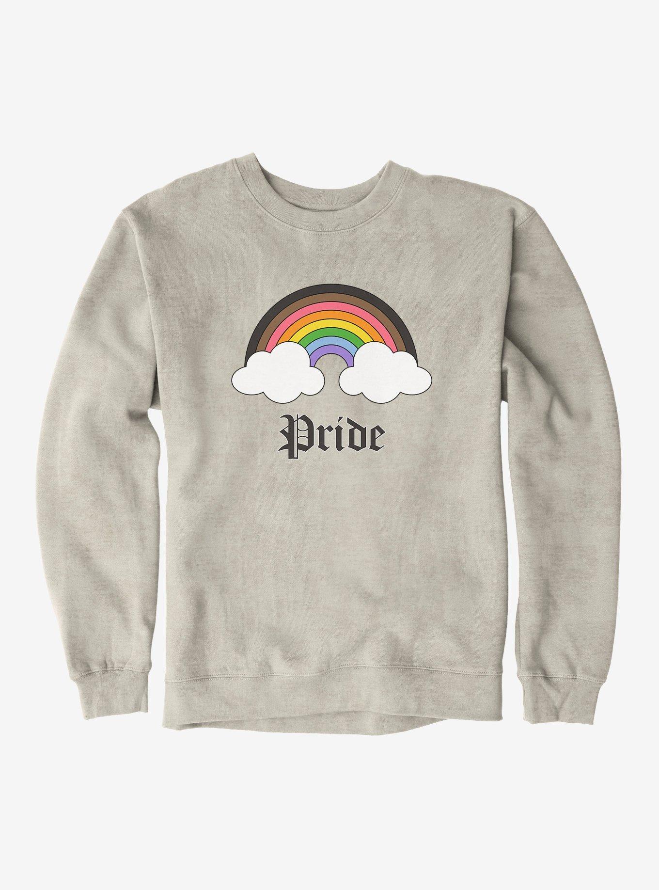 Pride Rainbow Clouds Sweatshirt, , hi-res