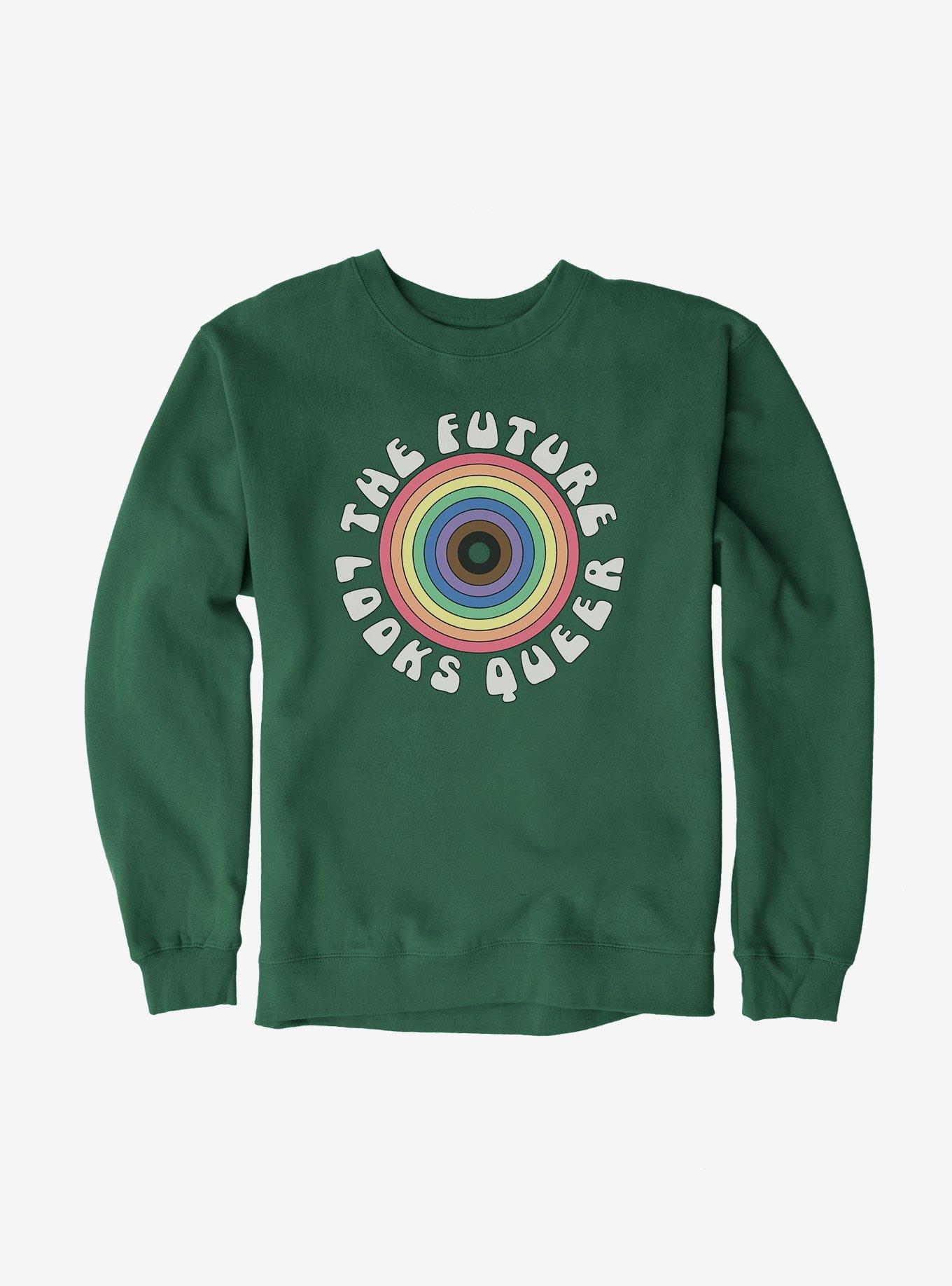 Pride The Future Is Queer Sweatshirt, , hi-res