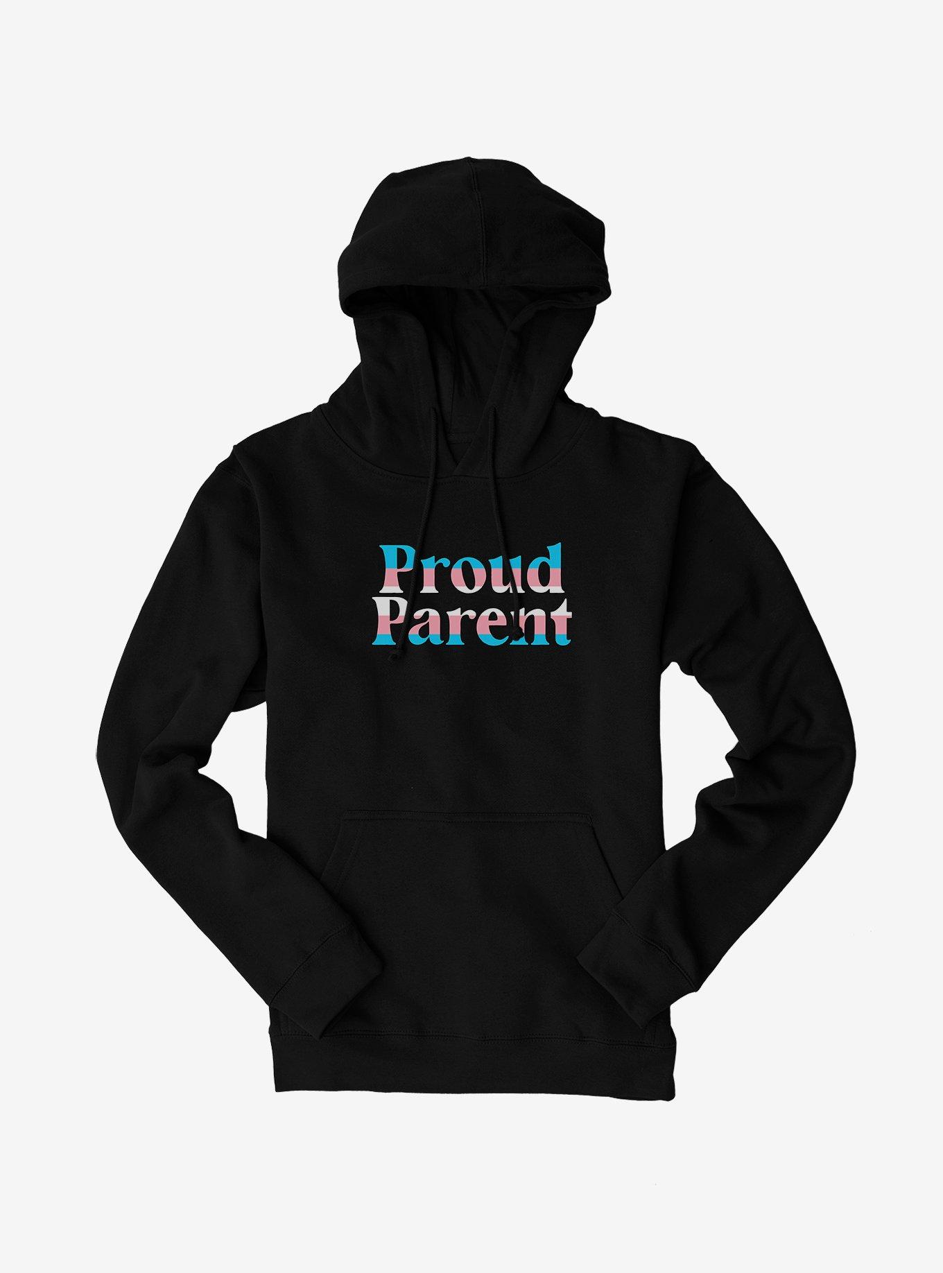 Pride Trans Proud Parent Hoodie, BLACK, hi-res