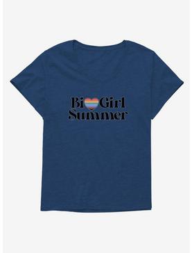 Pride Bi Girl Summer T-Shirt Plus Size, , hi-res