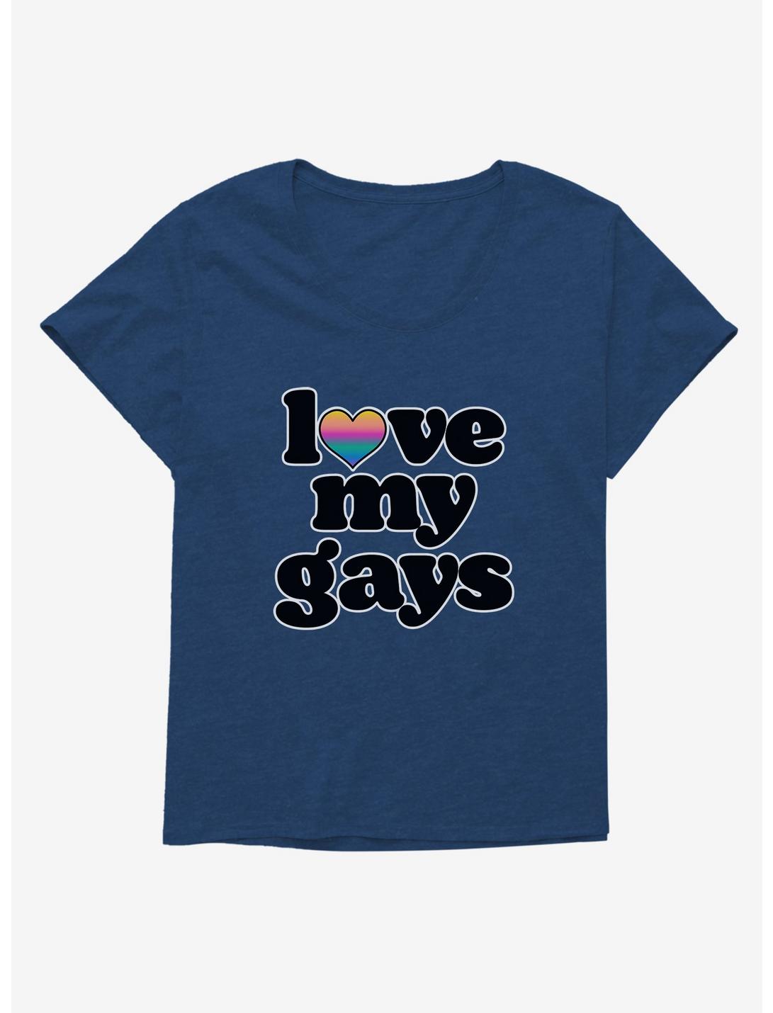 Pride Love My Gays T-Shirt Plus Size, , hi-res