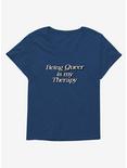 Pride Queer Is My Therapy T-Shirt Plus Size, , hi-res