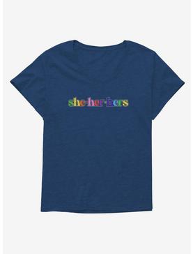 Pride She Her Hers Pronouns T-Shirt Plus Size, , hi-res