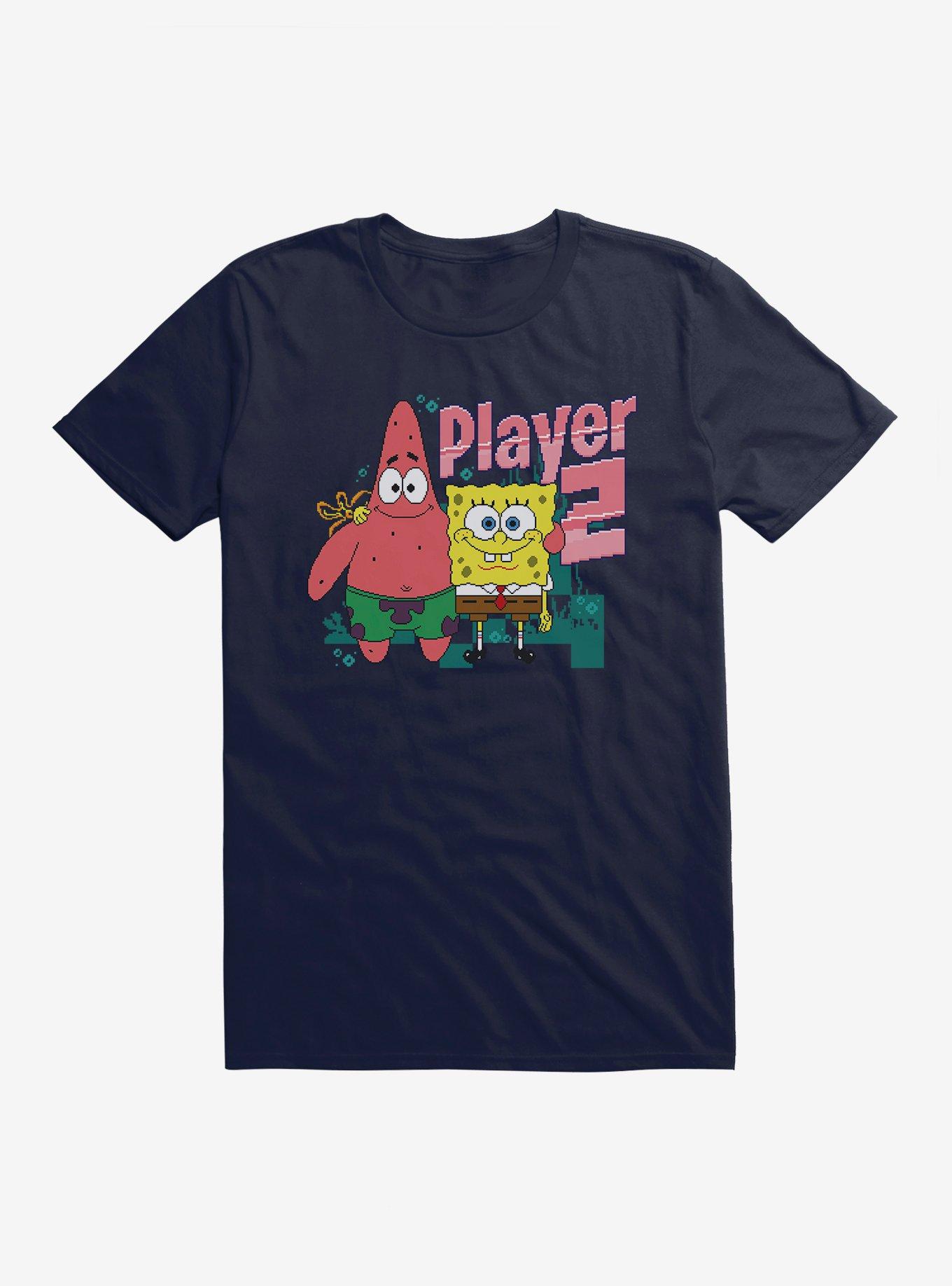 SpongeBob SquarePants Player 2 Duo T-Shirt, NAVY, hi-res