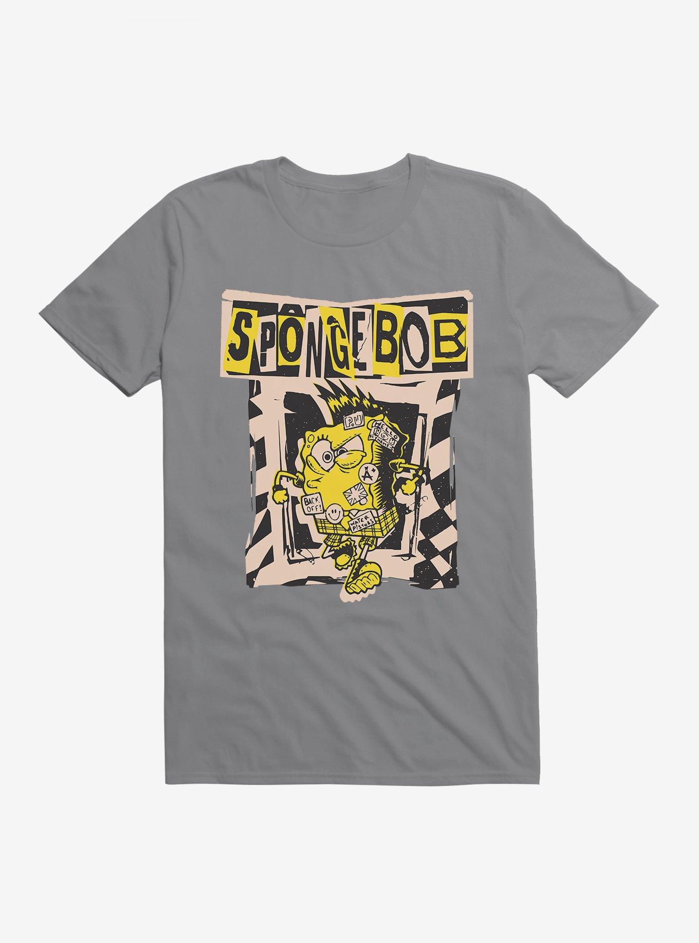SpongeBob SquarePants Punk Attitude T-Shirt, STORM GREY, hi-res