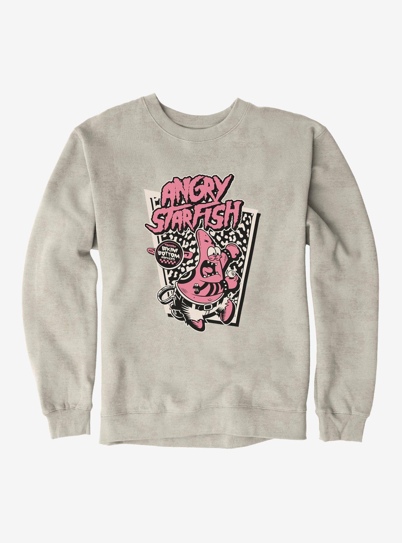 SpongeBob SquarePants Punk Angry Starfish Patrick Sweatshirt, , hi-res
