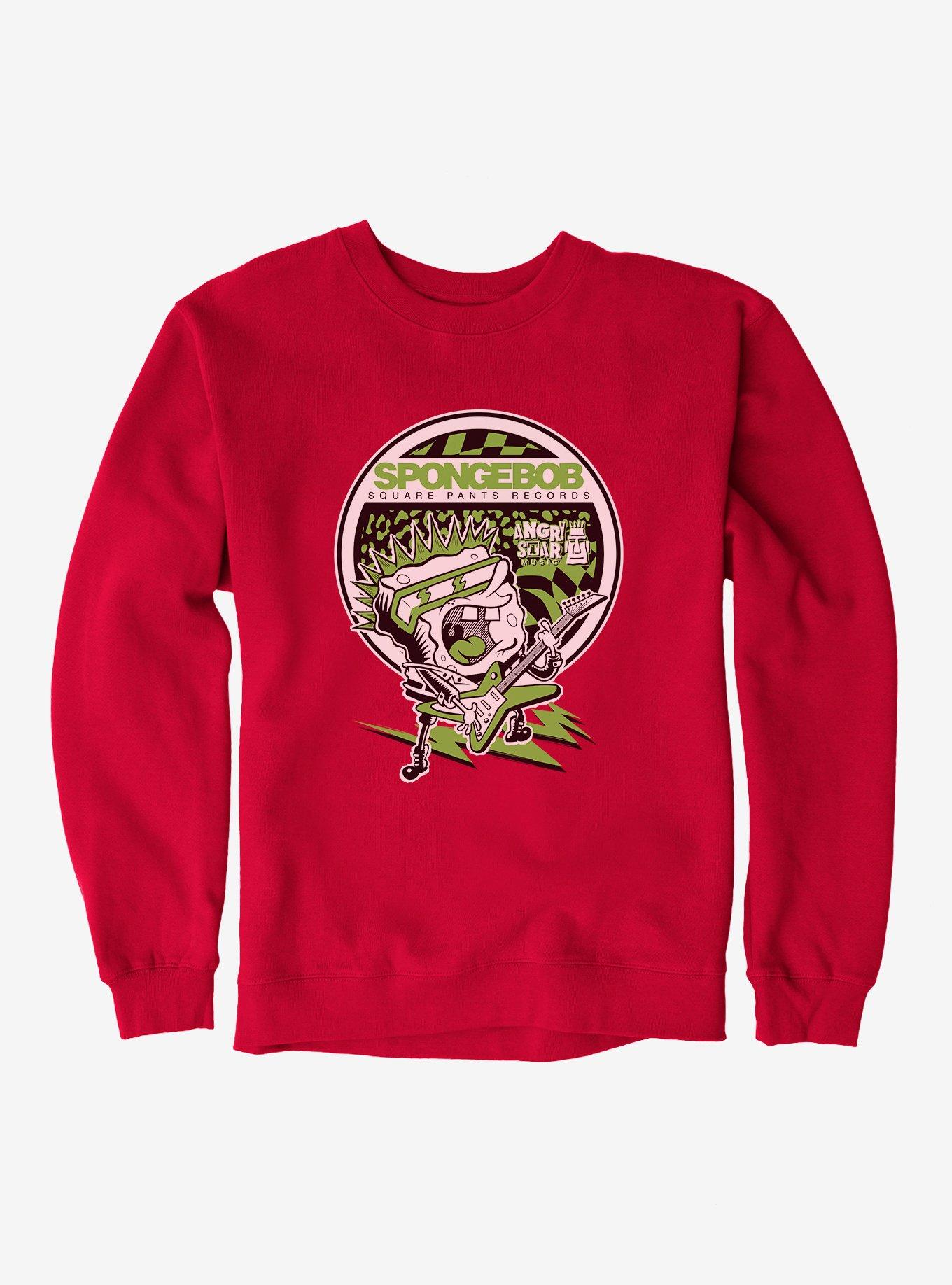 SpongeBob SquarePants Punk Records Sweatshirt, , hi-res