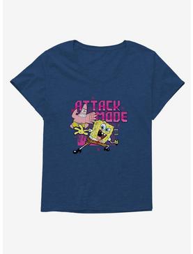 SpongeBob SquarePants Attack Mode Girls T-Shirt Plus Size, , hi-res