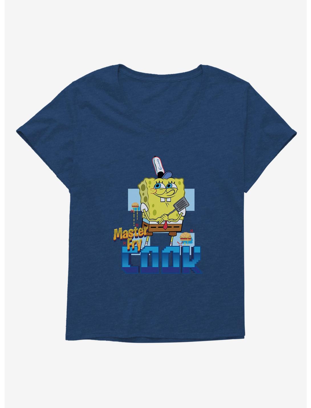 SpongeBob SquarePants Master Fry Cook Girls T-Shirt Plus Size, , hi-res