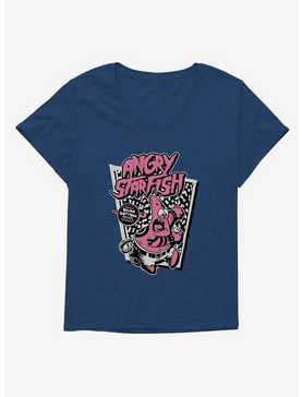SpongeBob SquarePants Punk Angry Starfish Patrick Girls T-Shirt Plus Size, , hi-res