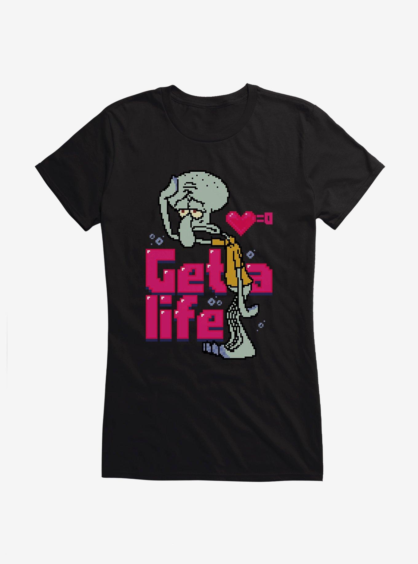 SpongeBob SquarePants Get A Life Squidward Girls T-Shirt, , hi-res