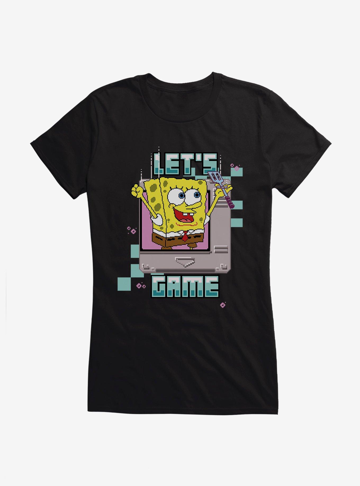 SpongeBob SquarePants Lets Game Spatula Girls T-Shirt