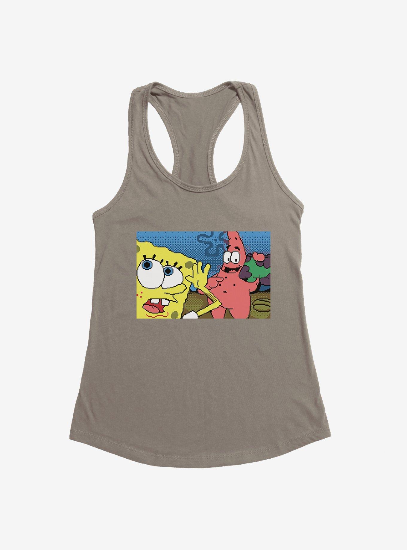 SpongeBob SquarePants Patrick Pants Off Girls Tank, WARM GRAY, hi-res