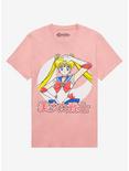 Sailor Moon Pink Usagi Boyfriend Fit Girls T-Shirt, MULTI, hi-res