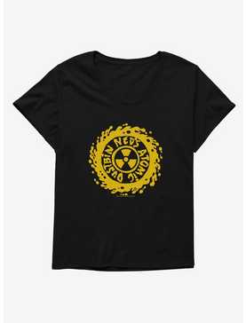 Ned's Atomic Dustbin Biohazard Logo Girls T-Shirt Plus Size, , hi-res