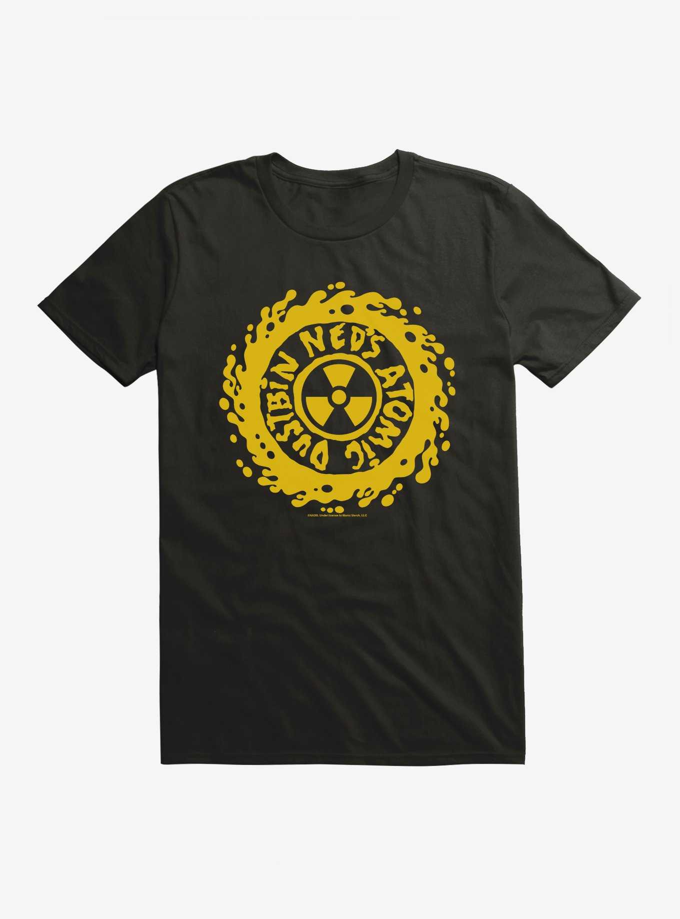 Ned's Atomic Dustbin Biohazard Logo T-Shirt, , hi-res