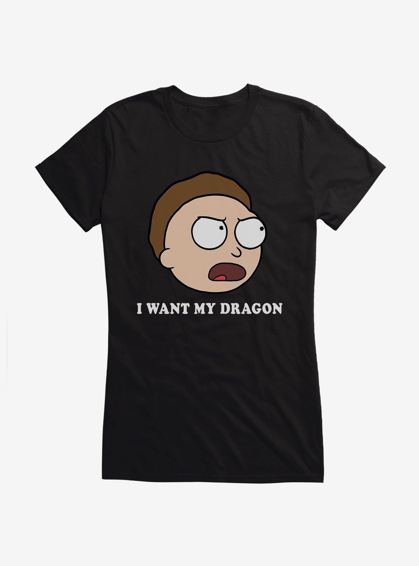 Rick And Morty Dragon Morty Girls T-Shirt, , hi-res