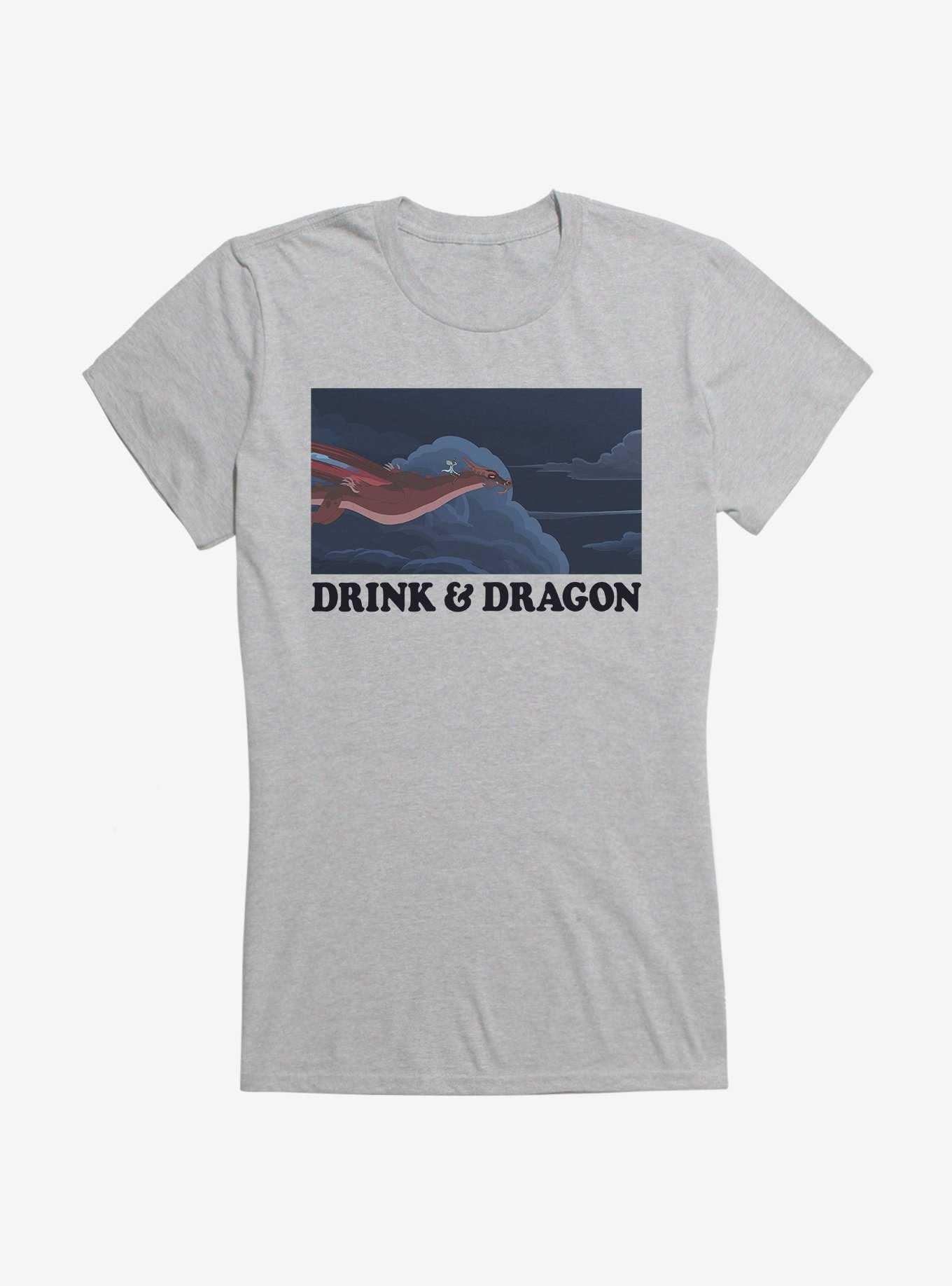 Rick And Morty Drink And Dragon Girls T-Shirt, , hi-res