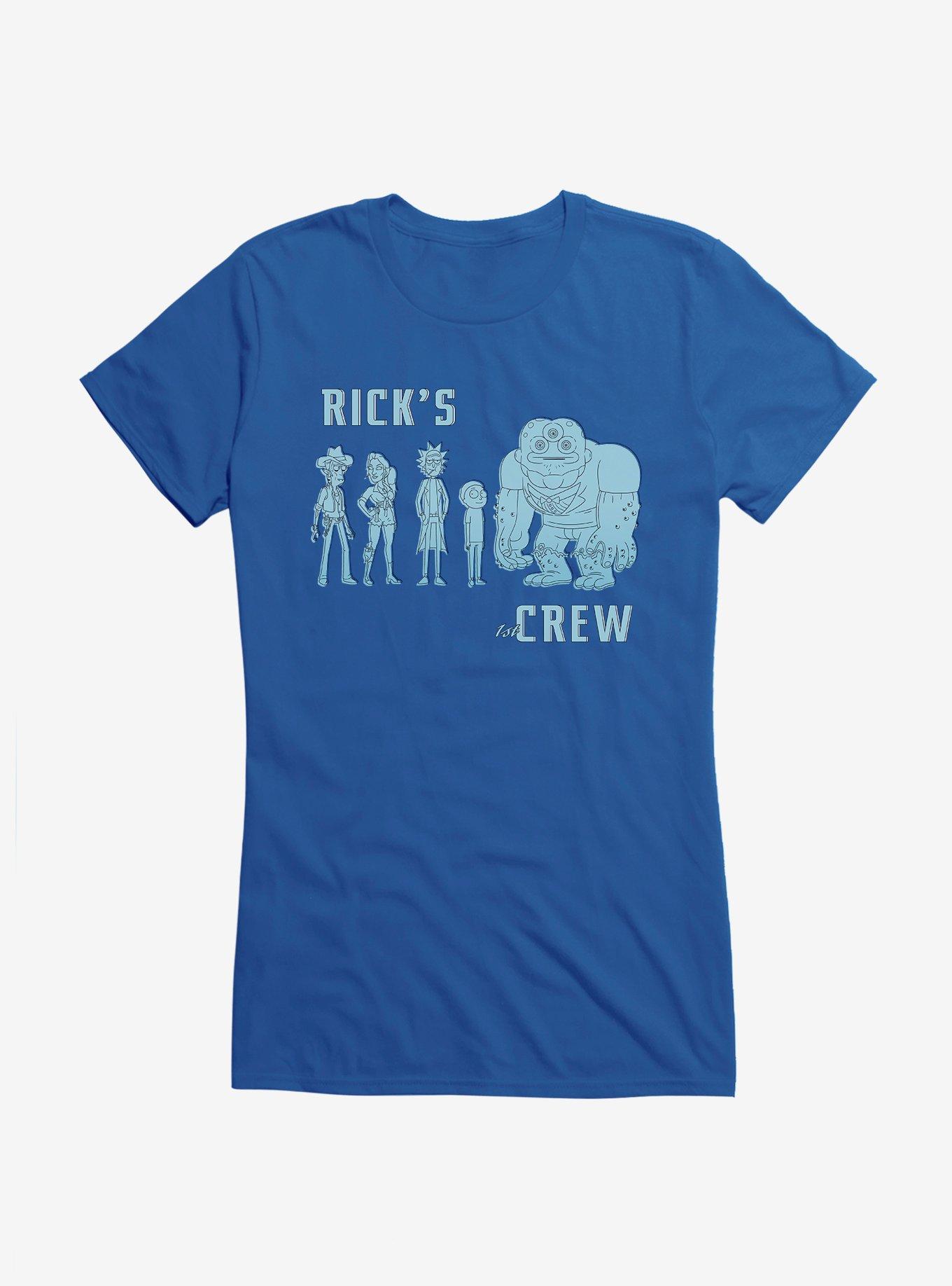 Rick And Morty Rick's Crew Girls T-Shirt