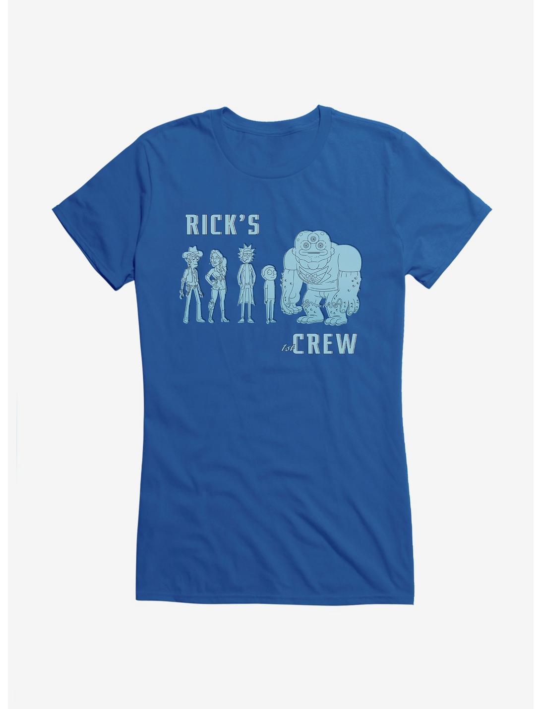Rick And Morty Rick's Crew Girls T-Shirt, , hi-res