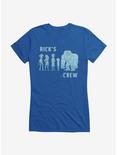 Rick And Morty Rick's Crew Girls T-Shirt, , hi-res