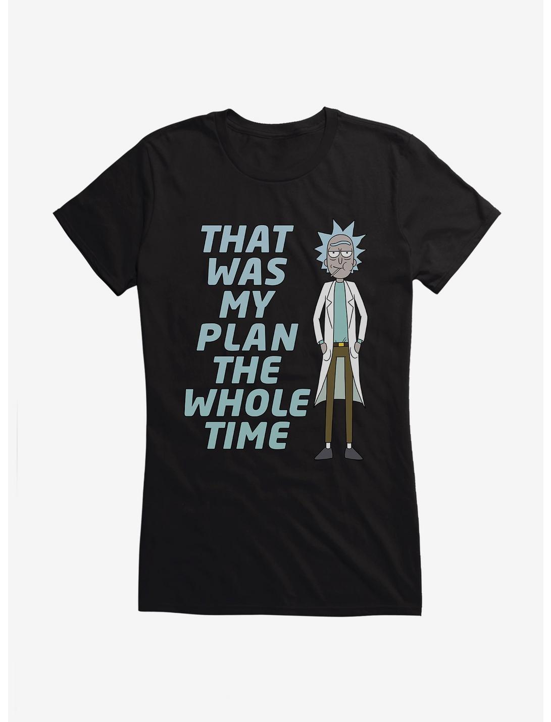 Rick And Morty Rick's Plan Girls T-Shirt, , hi-res