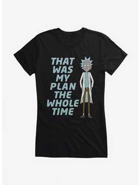 Rick And Morty Rick's Plan Girls T-Shirt, , hi-res