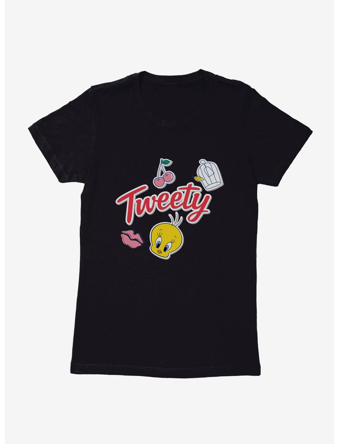 Looney Tunes Cherry Kiss Tweety Womens T-Shirt, , hi-res
