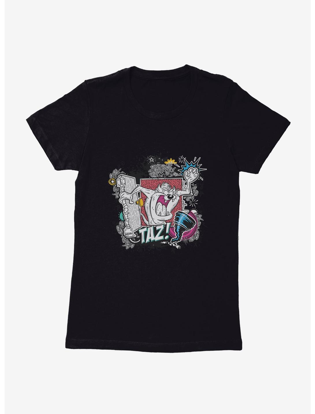Looney Tunes Taz Tornado Doodle Womens T-Shirt, , hi-res