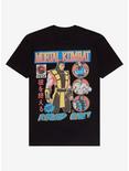 Mortal Kombat Round One T-Shirt - BoxLunch Exclusive, BLACK, hi-res