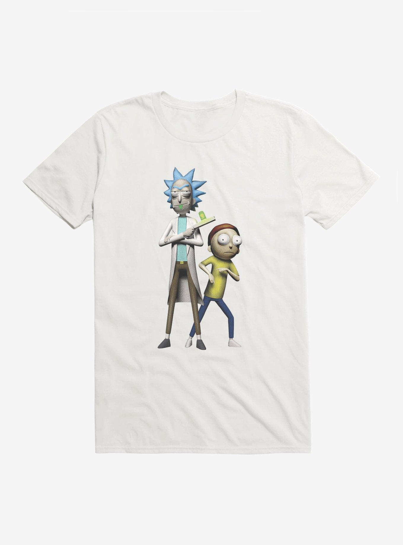 Rick And Morty Pose FIgures T-Shirt, , hi-res