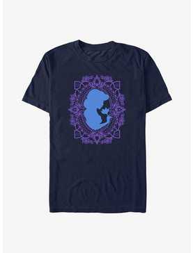 Disney Aladdin 30th Anniversary Jasmine Flower Frame Silhouette T-Shirt, , hi-res