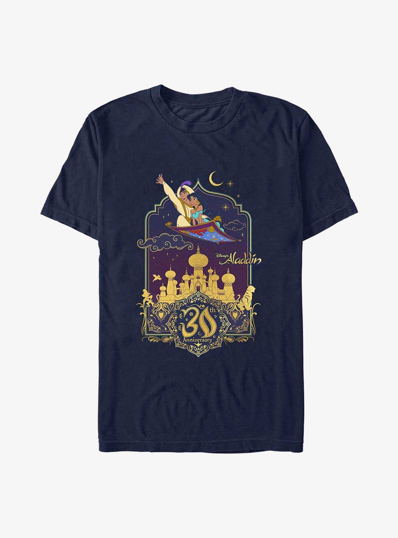 Disney Aladdin 30th Anniversary Aladdin & Jasmine Flying Carpet T-Shirt, , hi-res