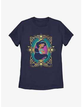 Disney Aladdin 30th Anniversary Jasmine Badge Womens T-Shirt, , hi-res