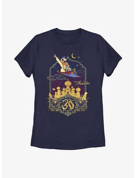 Disney Aladdin 30th Anniversary Aladdin & Jasmine Flying Carpet Womens T-Shirt, , hi-res
