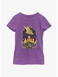 Disney Aladdin 30th Anniversary Aladdin & Jasmine Flying Carpet Youth Girls T-Shirt, PURPLE BERRY, hi-res