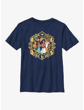 Disney Aladdin 30th Anniversary Group Together Framed Youth T-Shirt, , hi-res