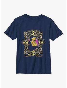 Disney Aladdin 30th Anniversary Jasmine Badge Youth T-Shirt, , hi-res